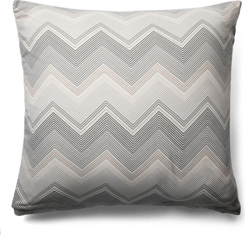Putetrekk 60x63 cm - Grått zig zag mønstret hodeputetrekk - Microfiber putetrekk - IN Style