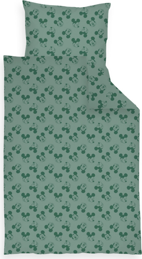 Mickey sengetøy 70x100 cm - Baby sengesett med Mickey Mouse - 100% bomulls sengetøy