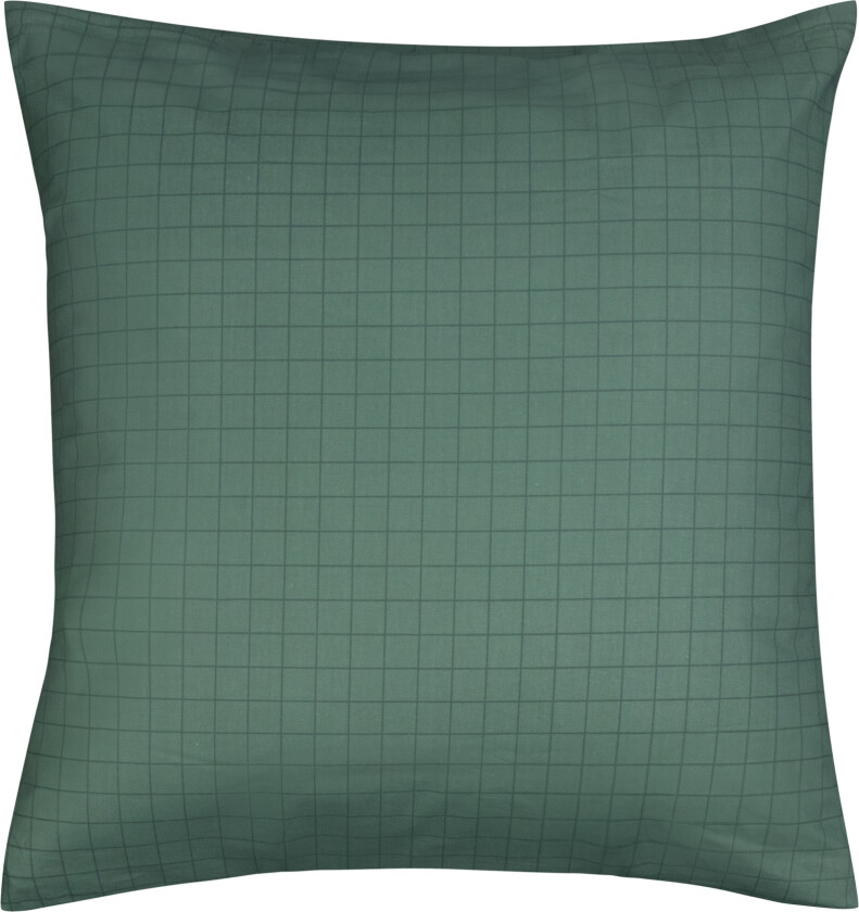 Putetrekk 100 % bomull - 60x63 cm - Grønnrutet sengesett putetrekk - Nordstrand Home dynetrekk