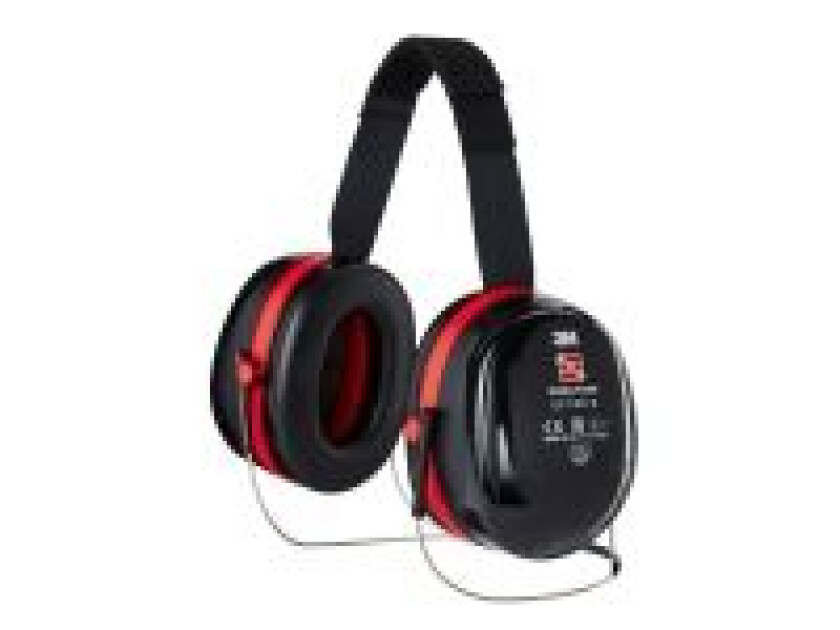 Bilde av Peltor Optime III H540B-412-SV - Ørevarmere - SNR: 35 dB - polyuretanskum, ABS-plast, polyvinylklorid (PVC), rustfritt stål - svart, rød