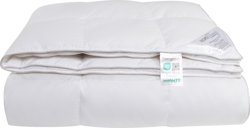 Luksus helårsdyne 140x200 cm - 100% fine moskusdun - Nordstrand Home moskusdyne med bomullssatin bolster