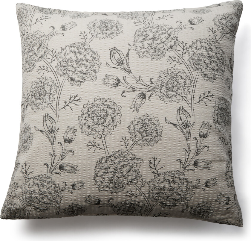 Kreppsengetøy putetrekk 60x63 cm - Blomstret hodeputetrekk - 100% bomull - Krepp putetrekk - By Night