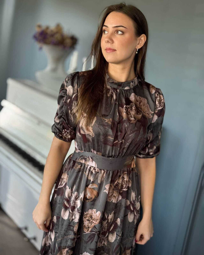 Maxikjole Emmeli Pana, XS, Kjole Grønn XS