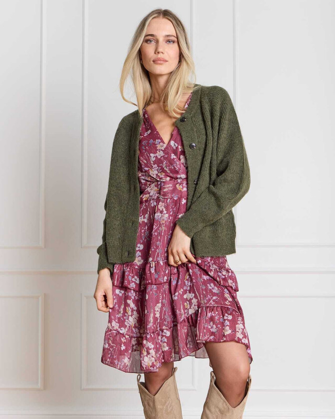 Kjole Amora Straw, L, Kjole Rød L