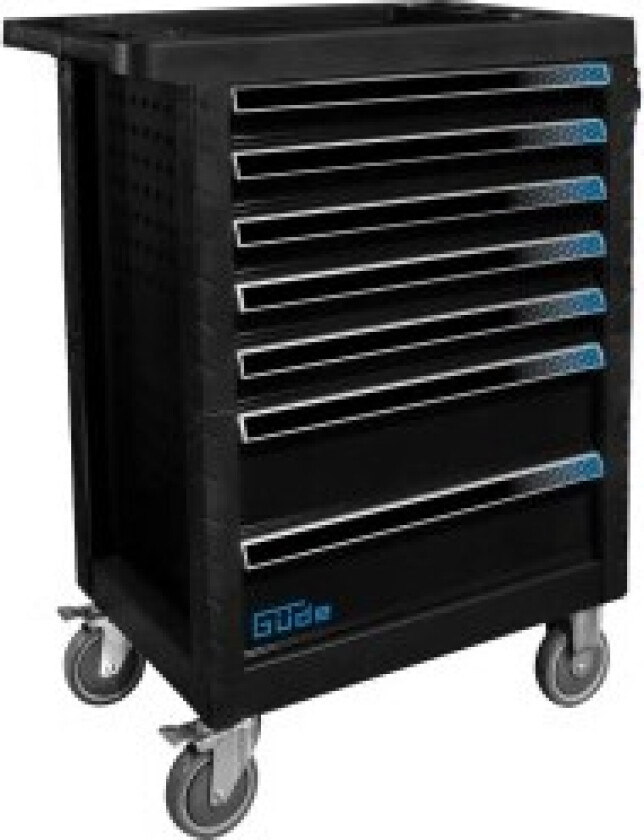 verkstedvogn Premium GW7 Black Line - 165 deler