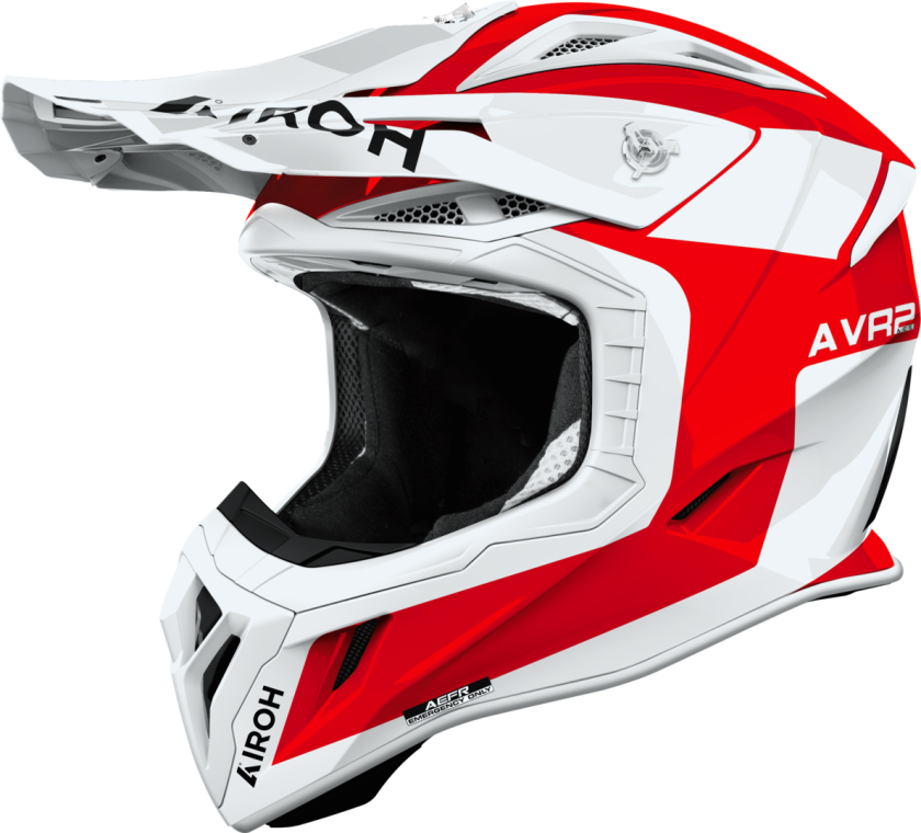 Crosshjelm Airoh Aviator Ace 2 Iron (2026) Rød blankM