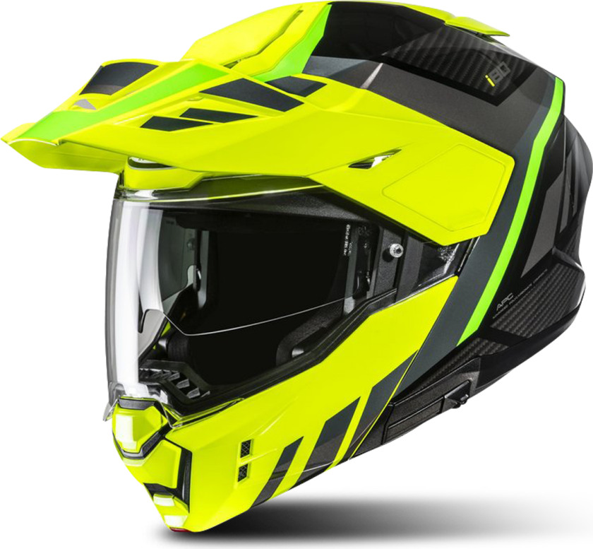 Adventurehjelm HJC I80 Imes Fluo Gul/SvartXL