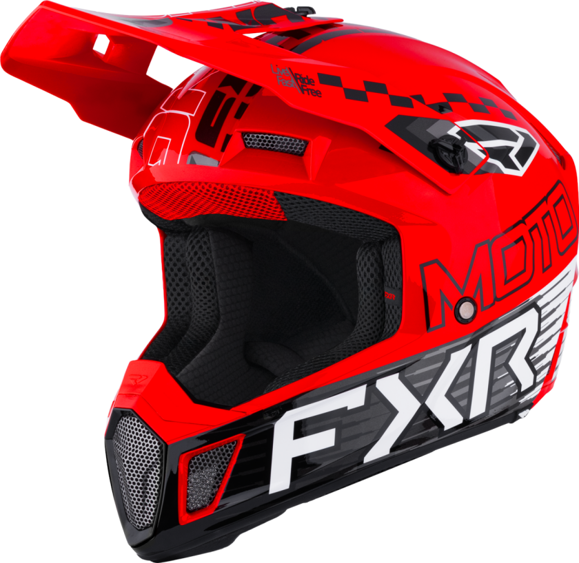 Crosshjelm FXR Clutch Race Div 26 RødM