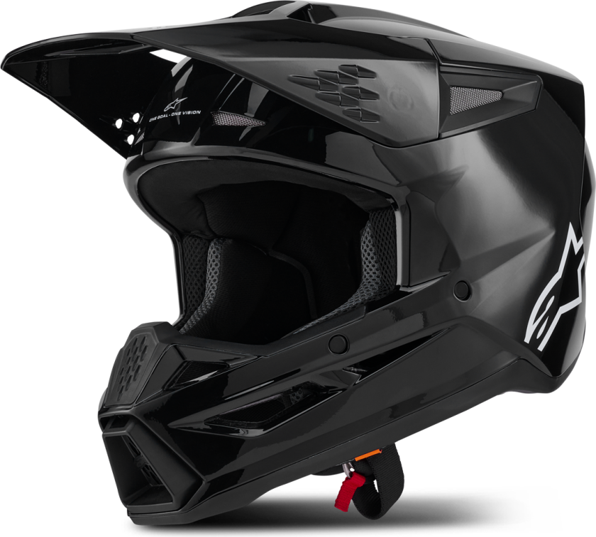 Crosshjelm Alpinestars SM3 Solid Svart blankXXL