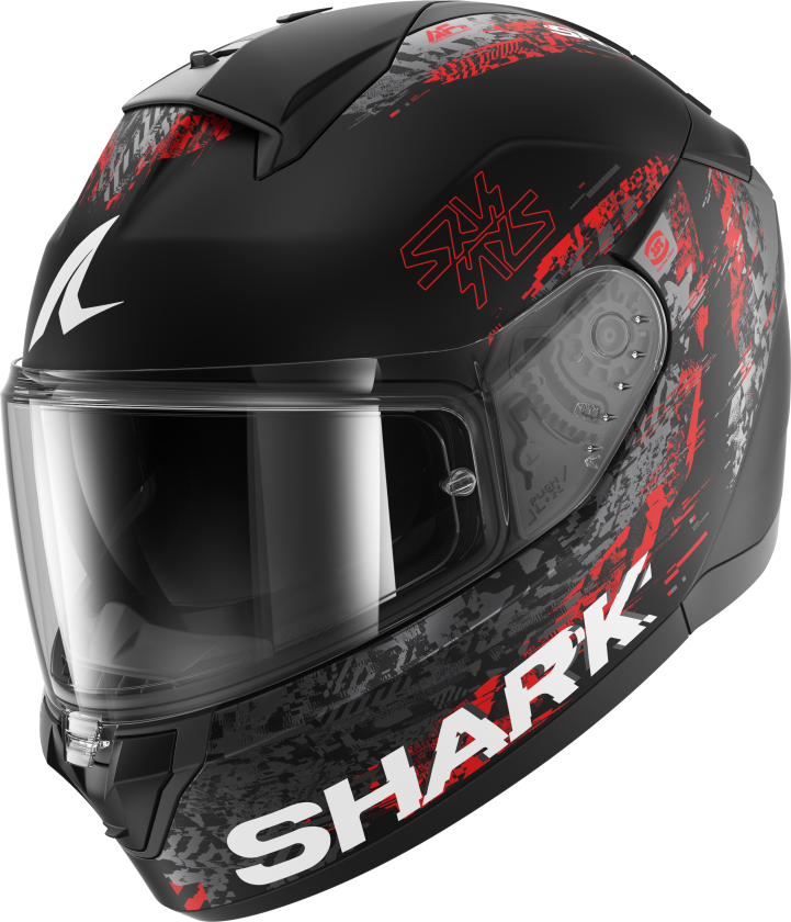 Helhjelm Shark Ridill 2 Speed-Vib Svart/Antrasitt/RødM