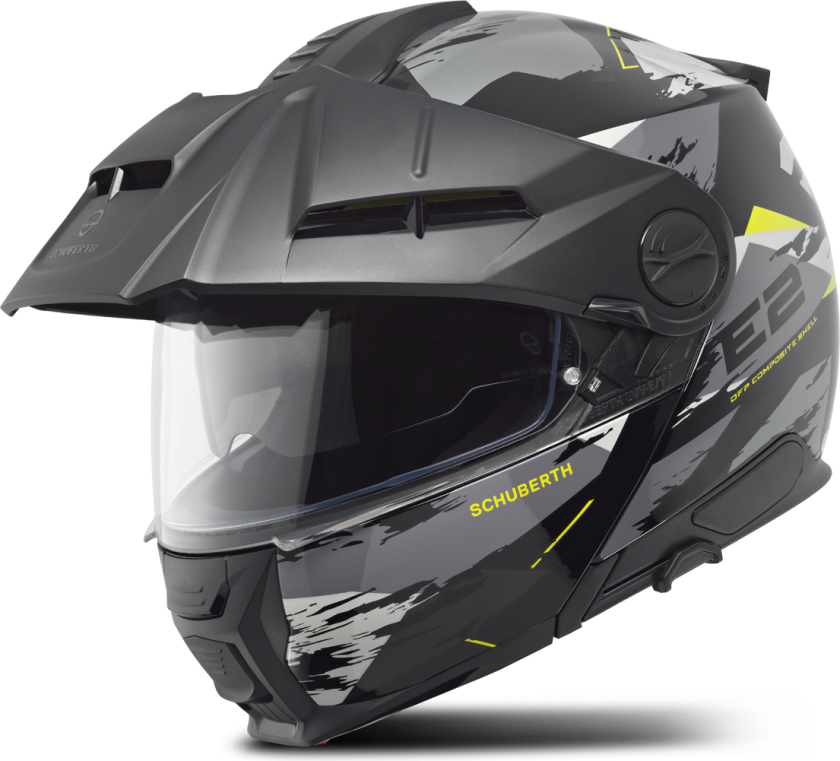 Åpningshjelm Schuberth E2 Trail YellowXXL