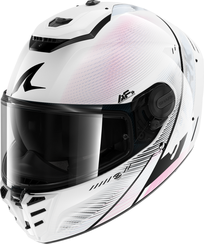 Helhjelm Shark RS Speed-Tech Hvit/Fiolett/SvartXXL