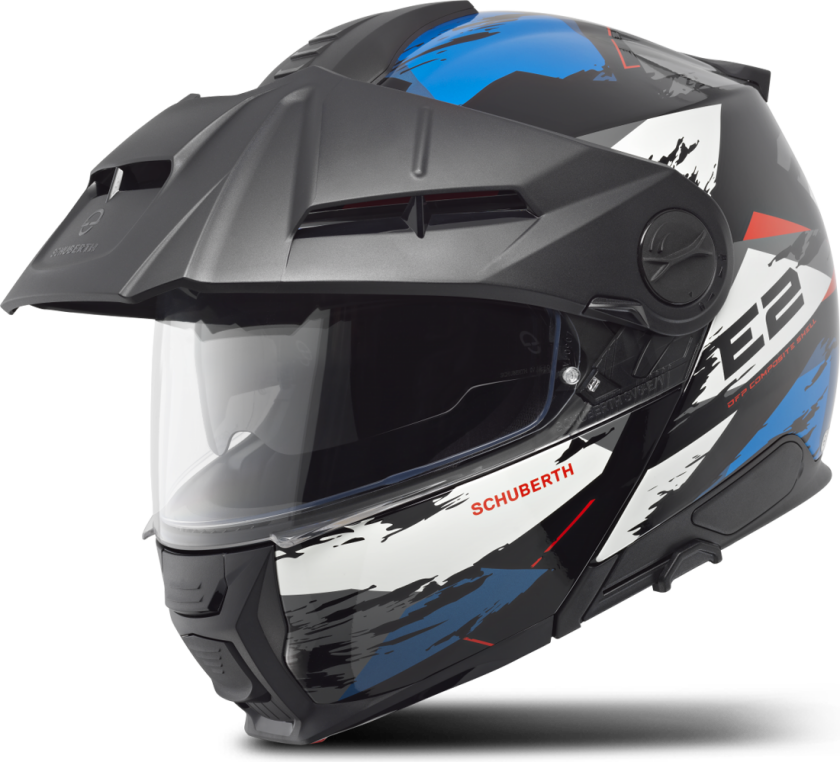 Åpningshjelm Schuberth E2 Trail BlueL