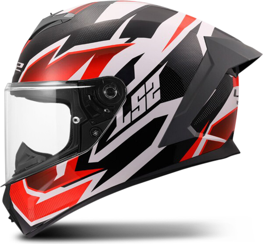 Helhjelm LS2 FF820 Rapid III Xtrem Hvit/Svart/RødS