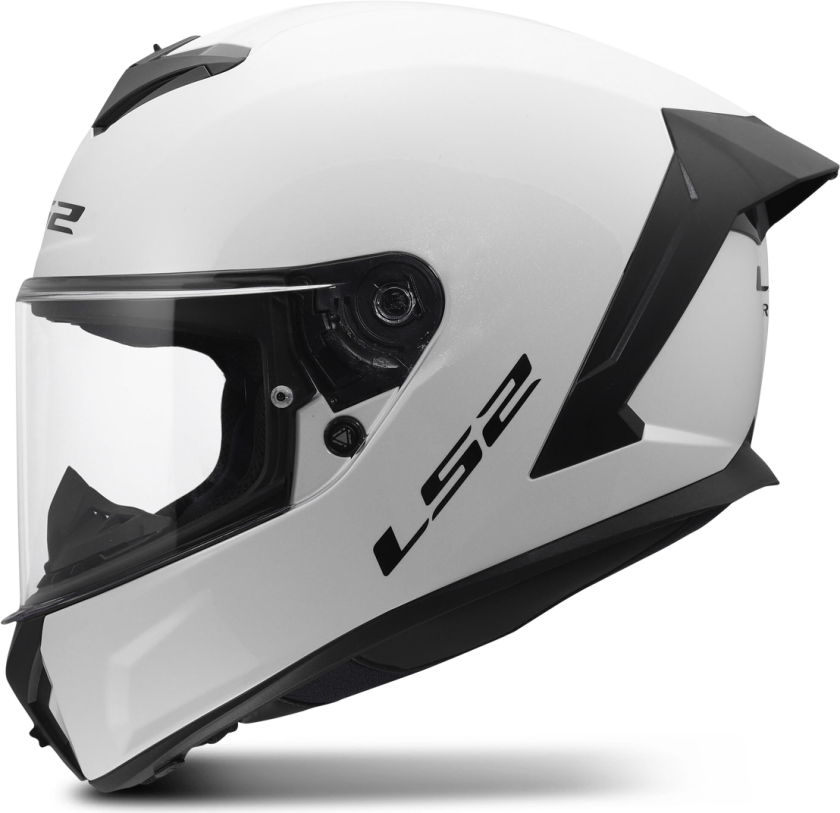 Helhjelm LS2 FF820 Rapid III Solid Hvit blank3XL