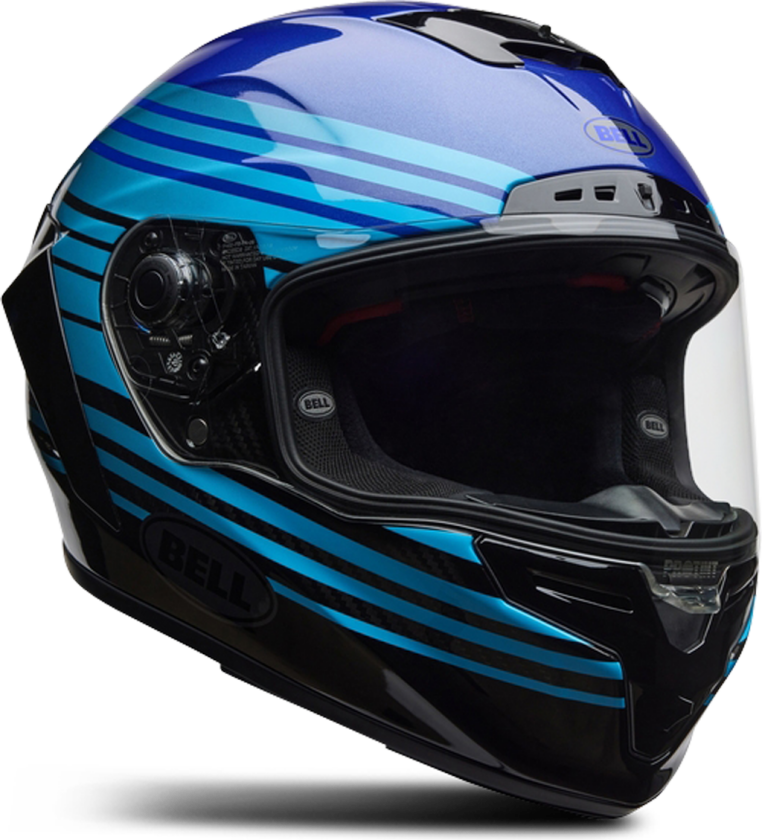 Helhjelm Bell Race Star Dlx Flex Blå/SvartL