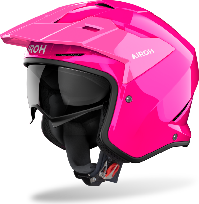 Halvhjelm Airoh Kombakt Rosa glansetXS