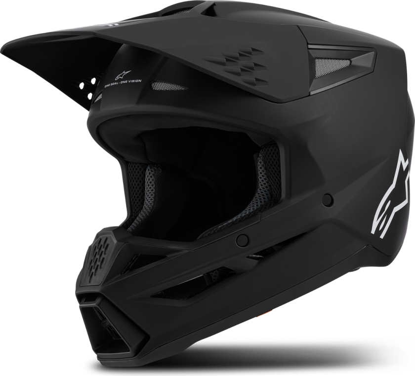 Crosshjelm Alpinestars SM3 Solid MattsvartXL