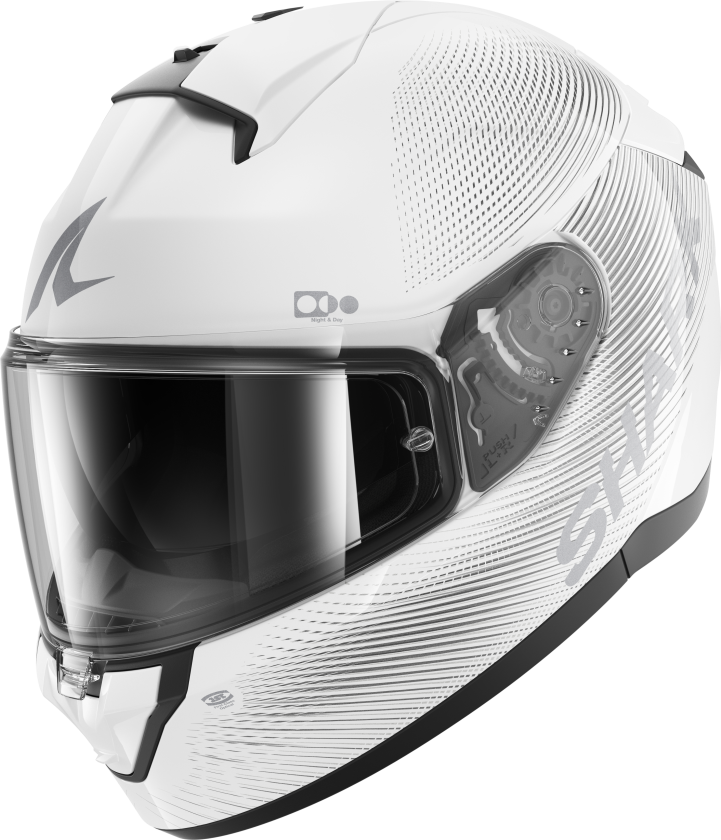 Helhjelm Shark Ridill 2 SP Lyne Hvit/SilverXS