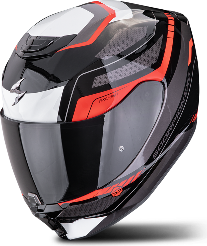 Helhjelm Scorpion EXO-391 Leo Svart/RødS