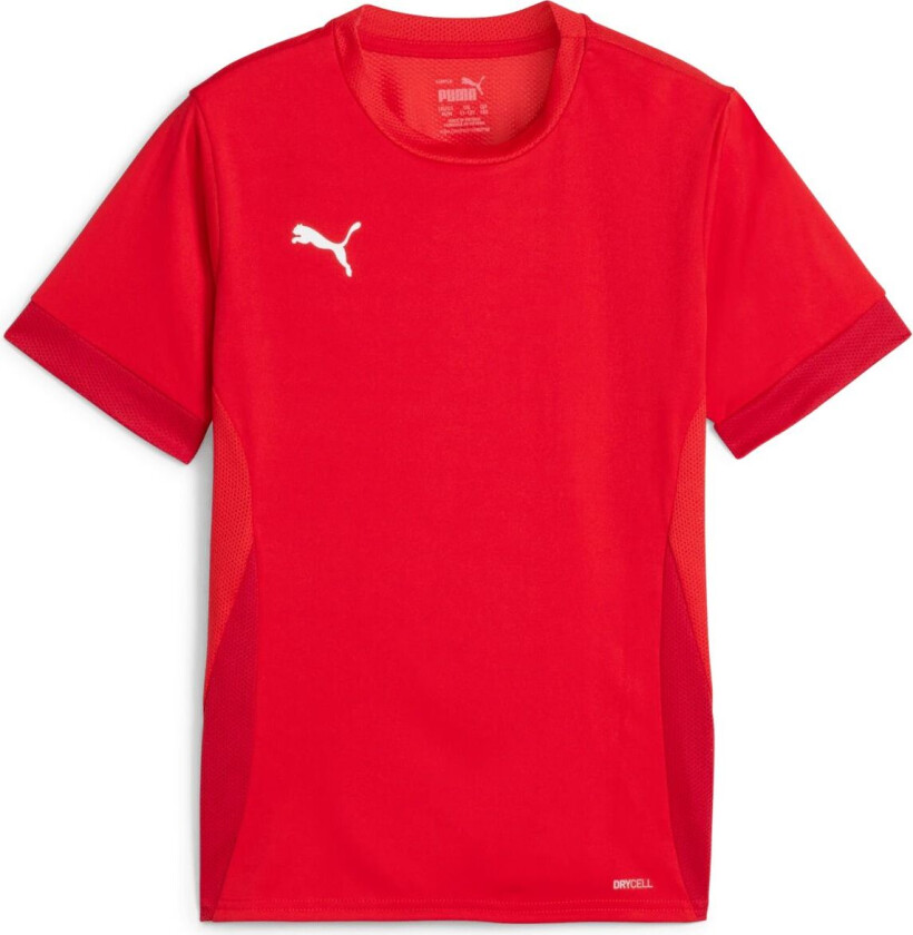 Trenings T-Skjorte teamGOAL - rød/Hvit Barn, størrelse 128 cm