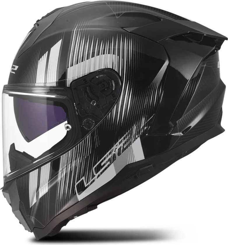 Helhjelm LS2 FF817 Challenger II Nitro Svart/gråS