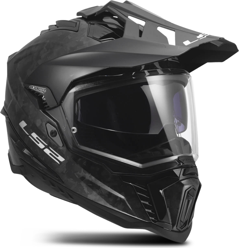 Adventurehjelm LS2 MX701 Explorer Forged Carbon KarbonXXL