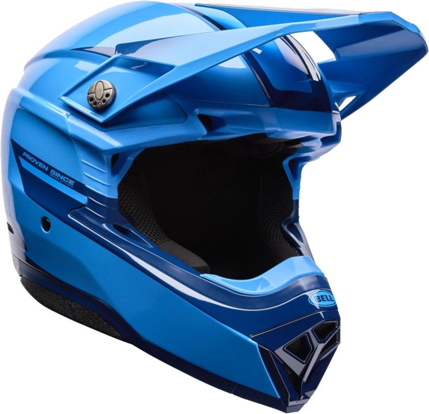 Crosshjelm BELL Moto-10 Mips Falmet blåXL