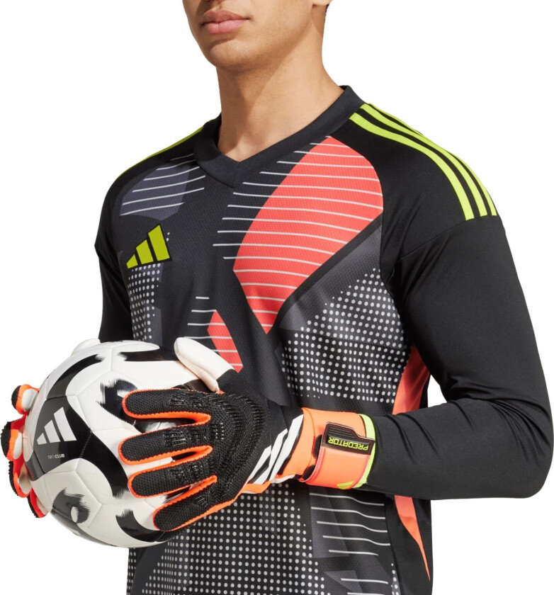 adidas Predator Glove Competition, keeperhansker, unisex Black/solar Red/sola