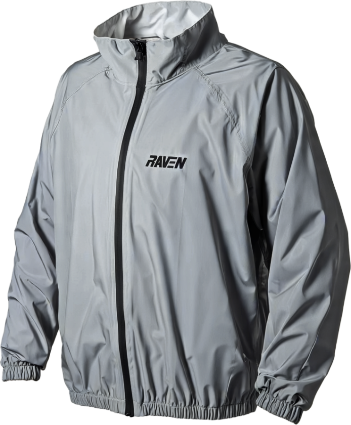 Regnjakke Raven Hi-Vis GråXXL