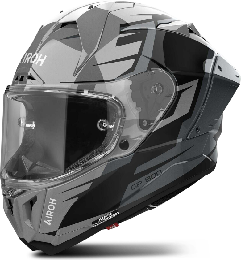 Helhjelm Airoh GP 800 Master Blank MetalliskS