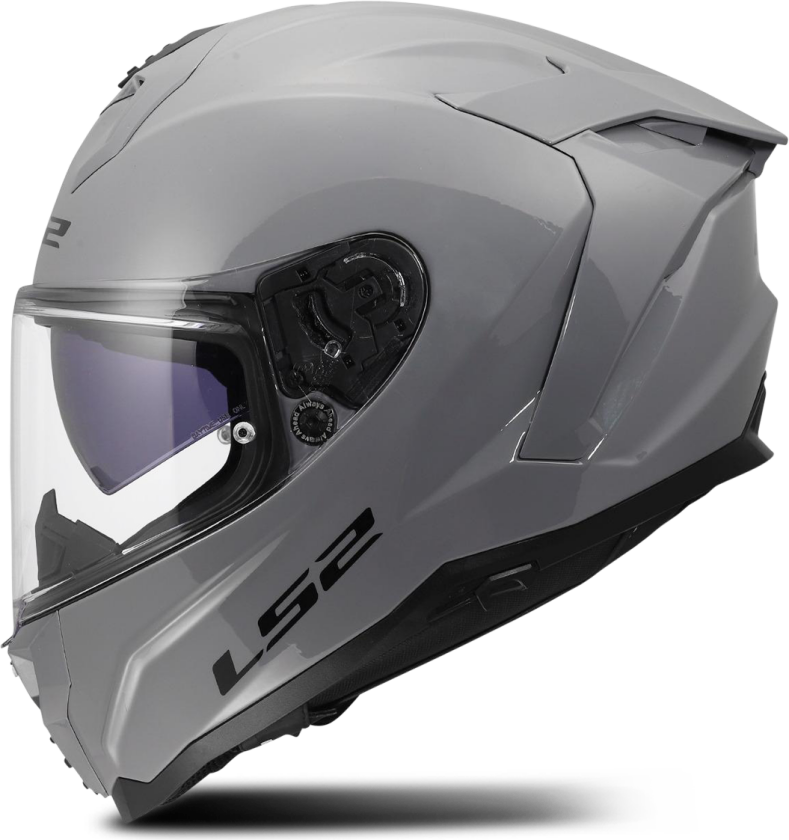 Helhjelm LS2 FF817 Challenger II Ensfarget Nardo GråM