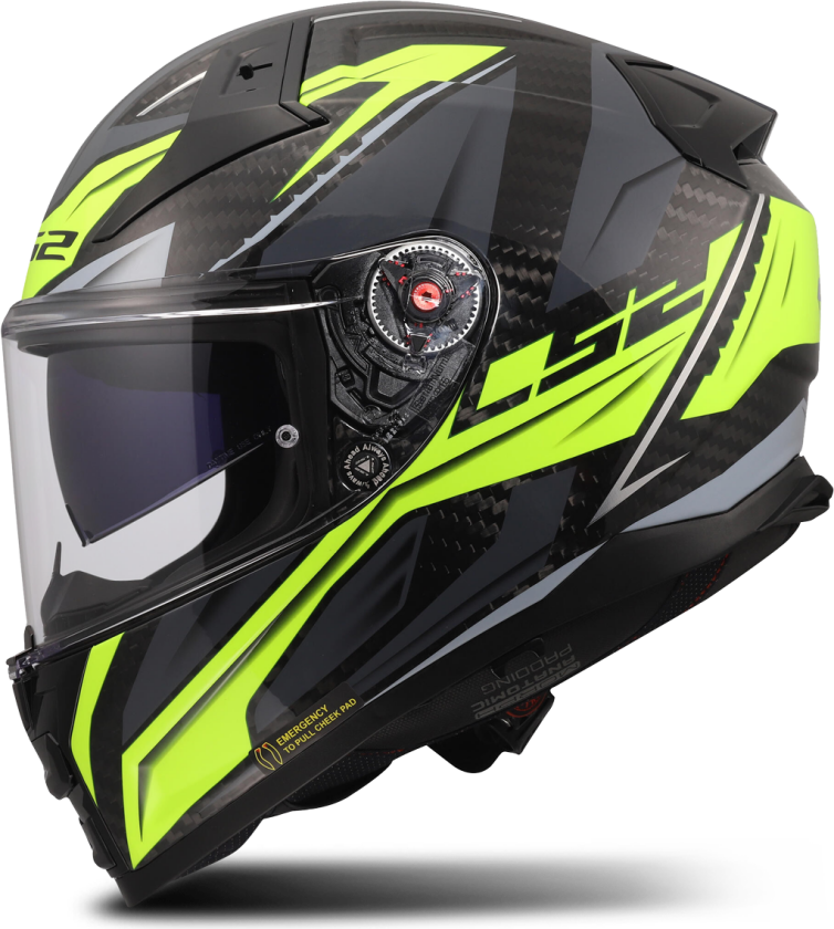 Helhjelm LS2 FF811 Vector II C Savage HiVis gulS