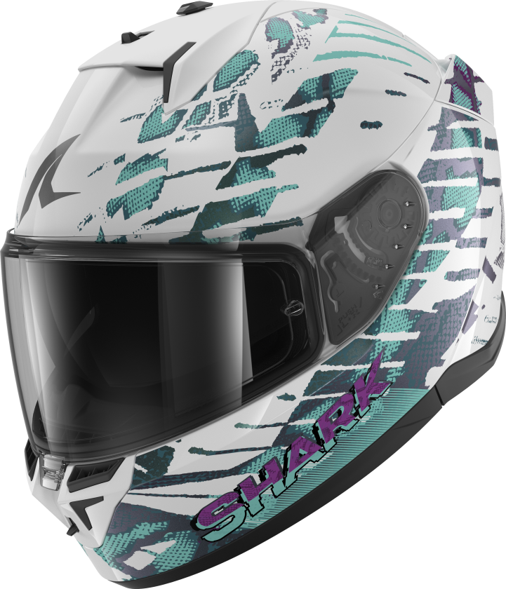 Helhjelm Shark D-Skwal 3 Reptaia Hvit CameleonS
