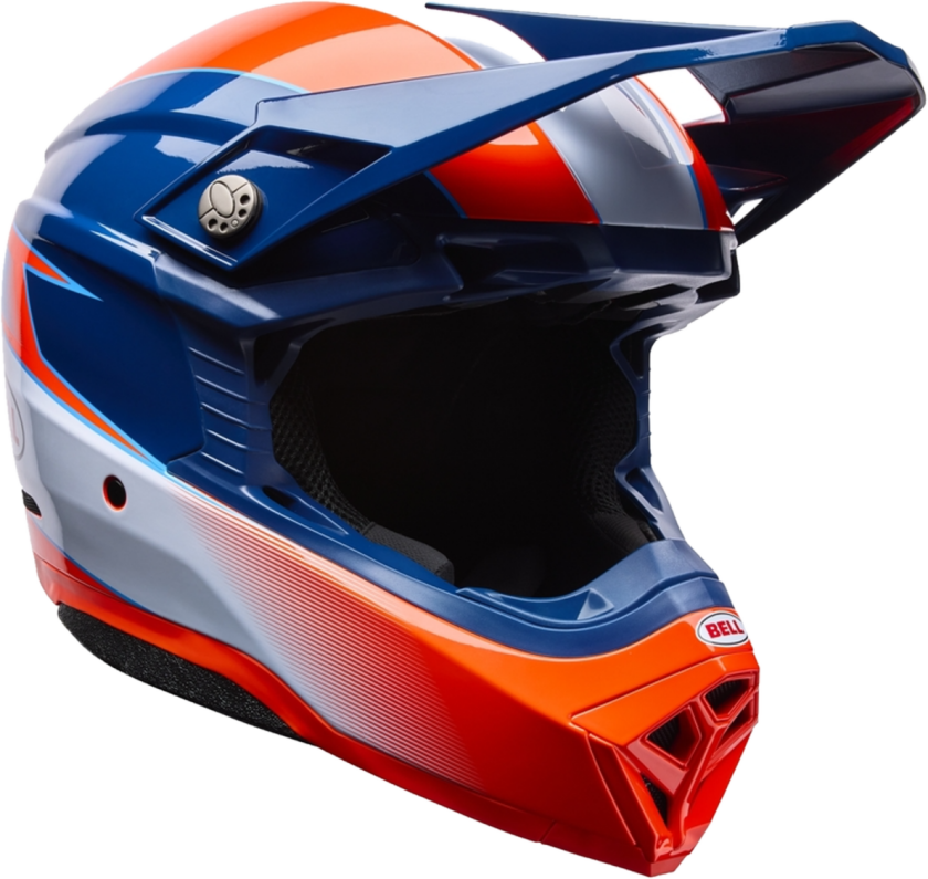 Crosshjelm BELL Moto-10 Mips Falcon oransje/blåS
