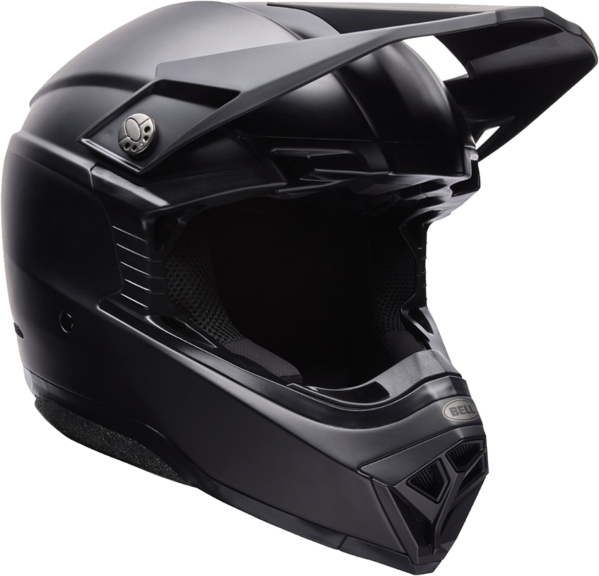 Crosshjelm BELL Moto-10 Mips Ensfarget matt svartS