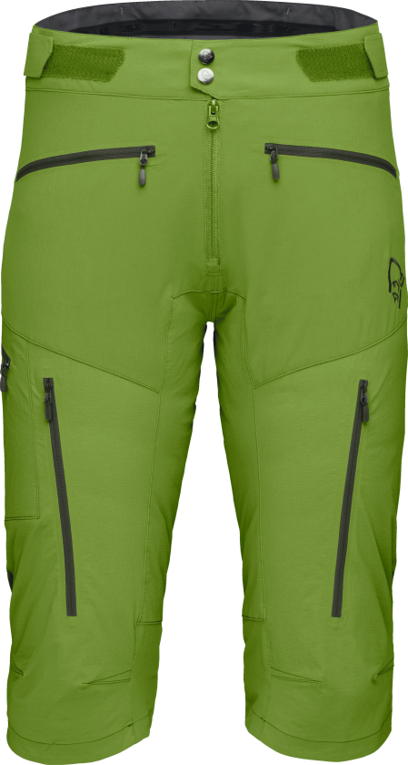 Men's Fjørå Flex1 Shorts Norrona Green S, Norrona Green