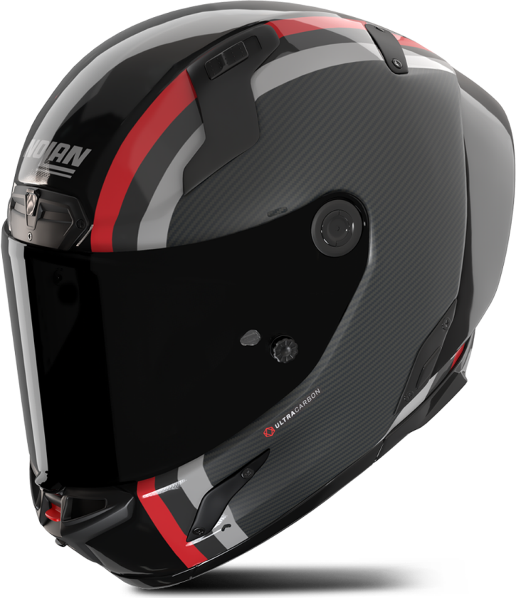 Helhjelm Nolan X-804 RS Gemini Svart/Rød/Antrasitt glansetL