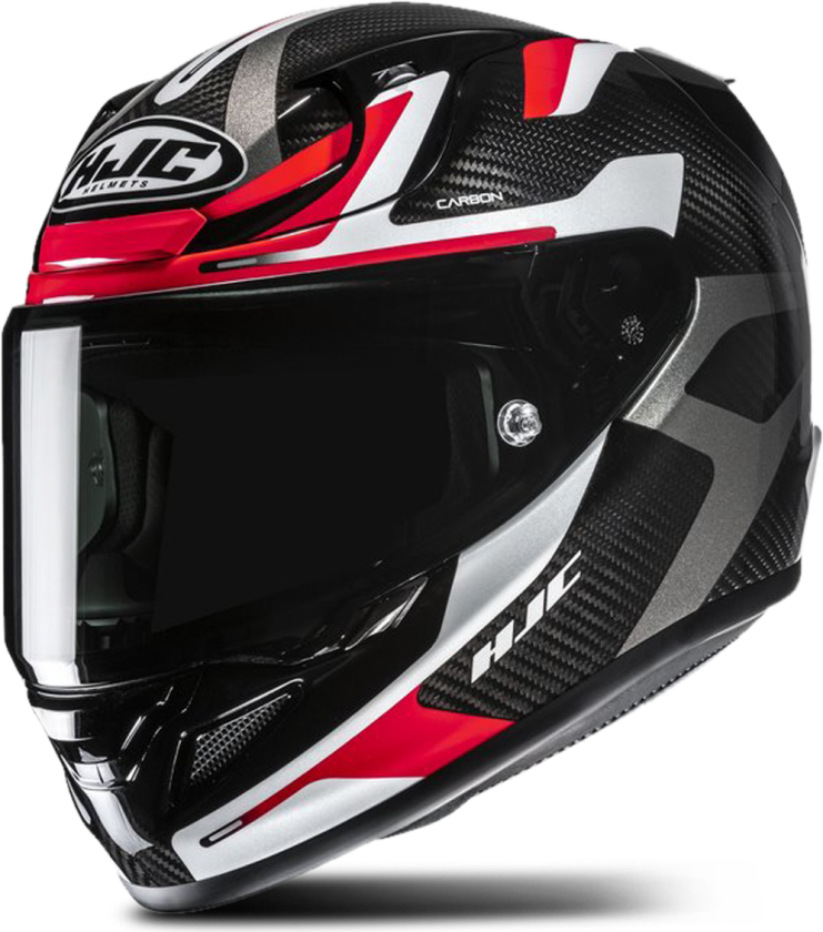 Helhjelm HJC RPHA 12 Carbon Xentra Svart/RødS