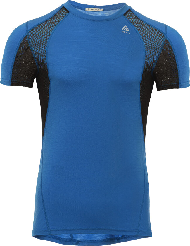 Men's LightWool 140 Sports T-shirt Daphne/Jet Black XL, Daphne / Jet Black