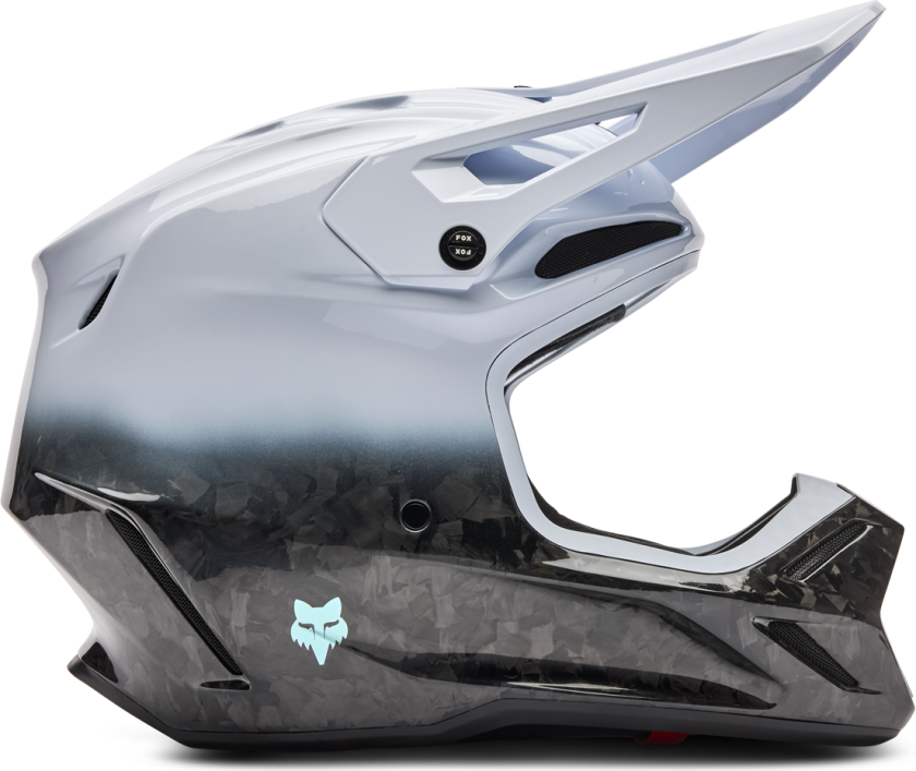 Crosshjelm FOX V3 RS Ghost HvitXL