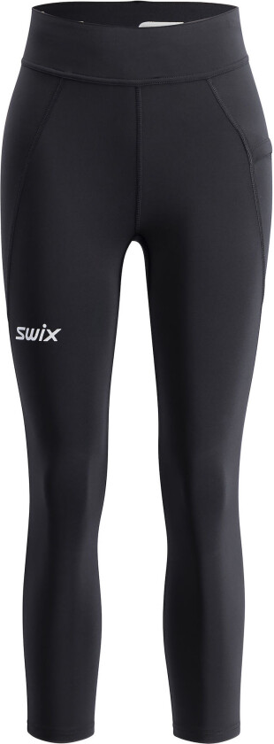 Pace High Waist Cropped Tights W Black XS, Black