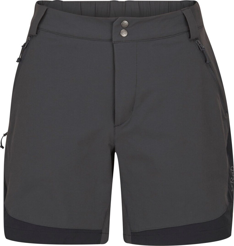 Torque Mountain Shorts Wmns Anthracite/black Size 14 Inseam 8