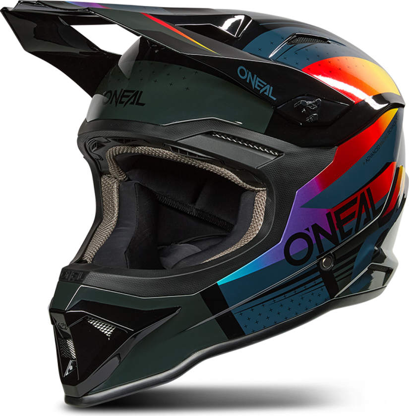 Crosshjelm O'Neal 1Srs Rc Svart/MultifargetXL