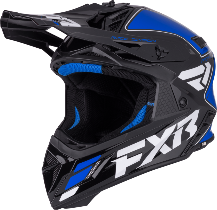 Crosshjelm FXR Helium 26 Blå/hvitXXL