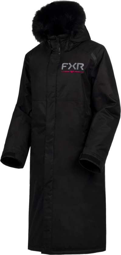 Vinterjakke FXR Warm-Up Coat 26 Dame Svart/RazzM