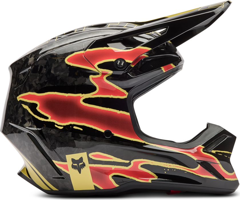 Crosshjelm FOX V3 RS Inning SvartM