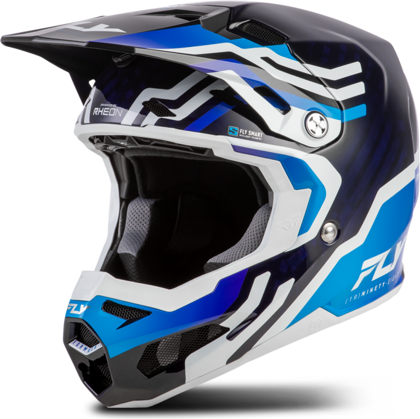 Crosshjelm FLY Racing Formula S Carbon Byte V26 Blå karbon/blå/hvitS