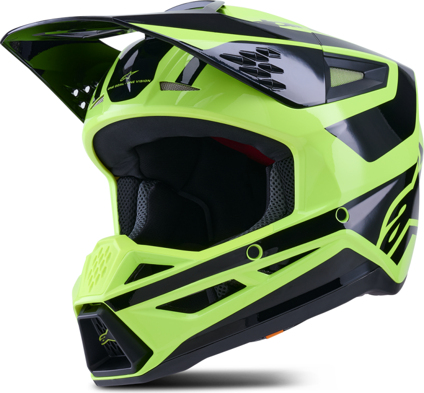 Crosshjelm Alpinestars SM3 Heat Gul Fluo/SvartXS