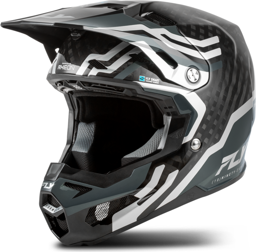 Crosshjelm FLY Racing Formula S Carbon Byte V26 Svart Carbon/Grå/SilverL